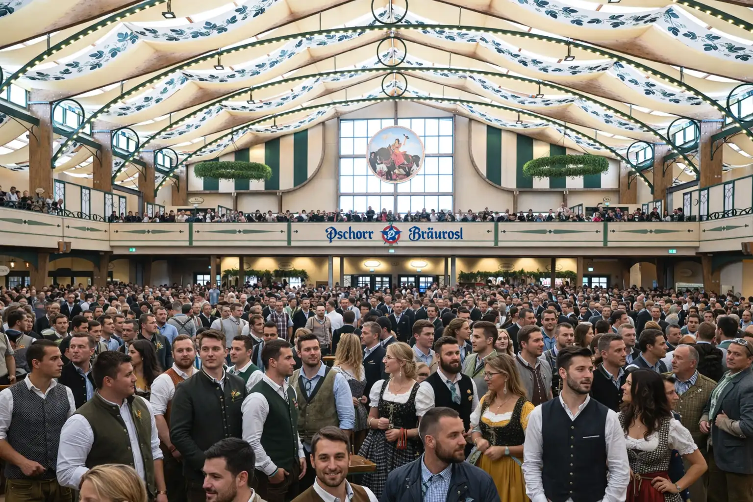 Oktoberfest Bräurosl Mittagstische buchen 2026 – Tischreservierung und Guide Paul Riedel