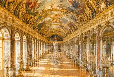 Prunksaal im Schloss Herrenchiemsee als exklusives Ausflugsziel ab München